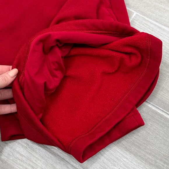 Athleta Altitude Polartec Funnel Neck Sweatshirt in Candy Red Women's Size 2X - Picture 6 of 16
